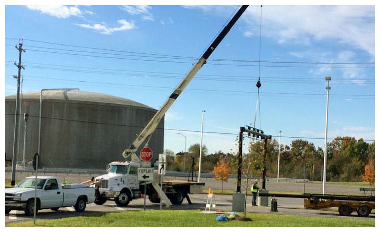 Installation in Nashville - Bozman Sign Co.